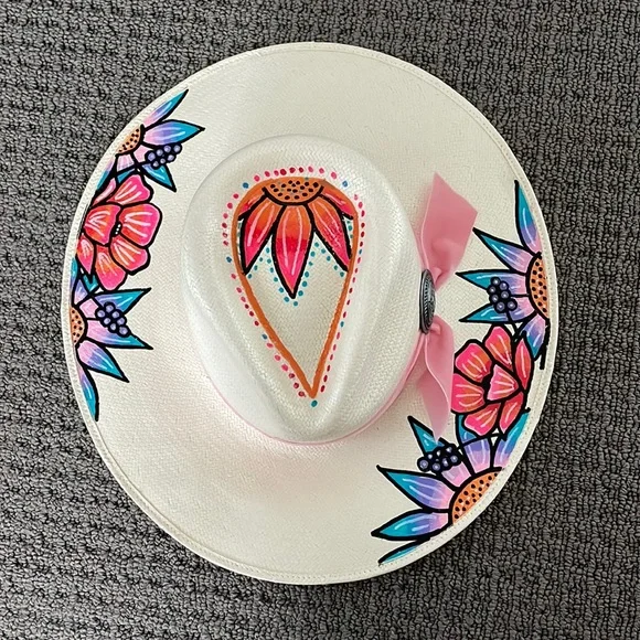 Accessories Custom Painted Cowboy Hat Poshmark